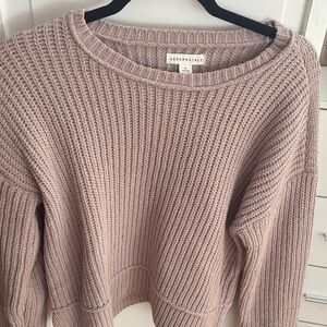 Aeropostale Light Pink Knit Sweater